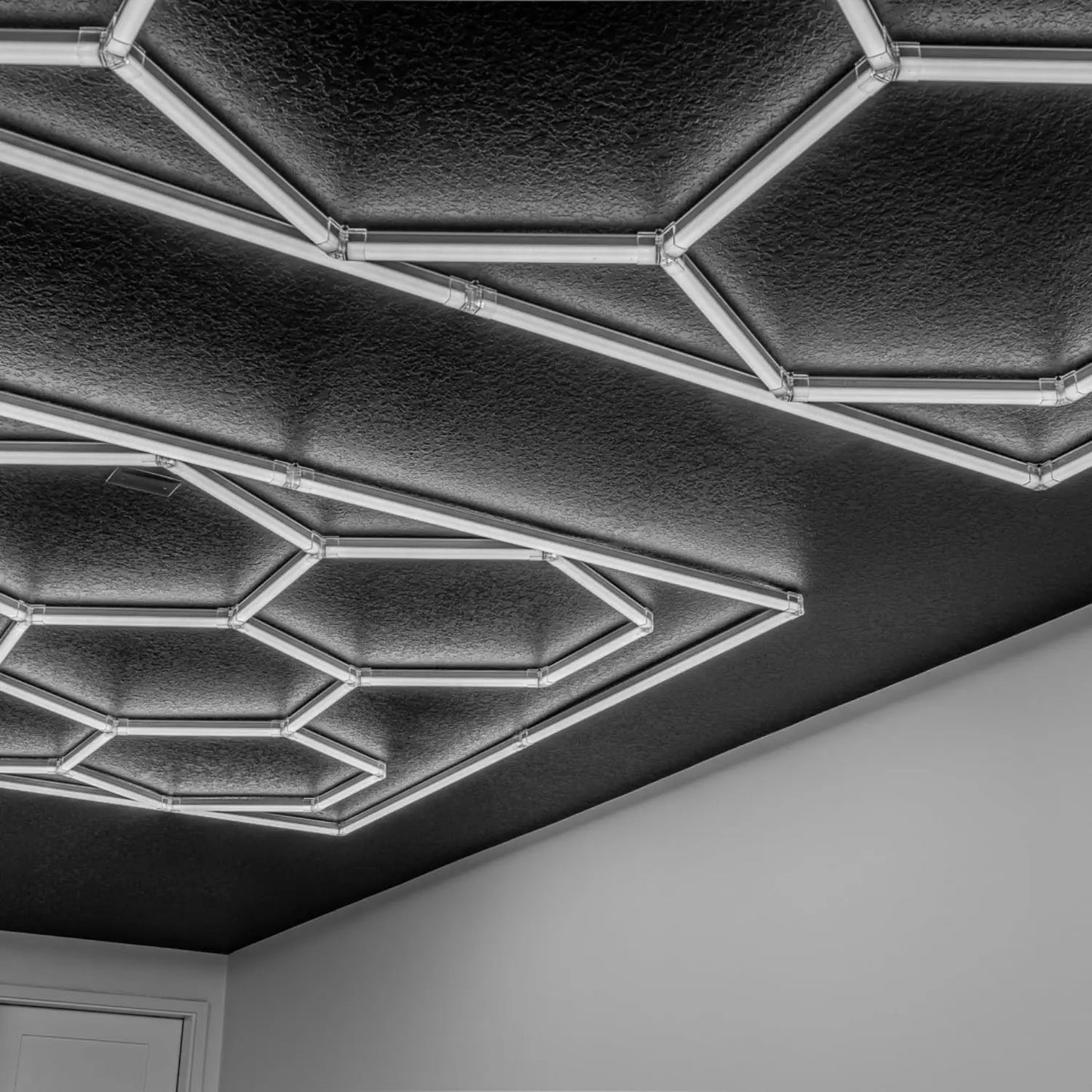 Honeycomb Hex Light Hexagon Led Lighting For Garage Car Wash