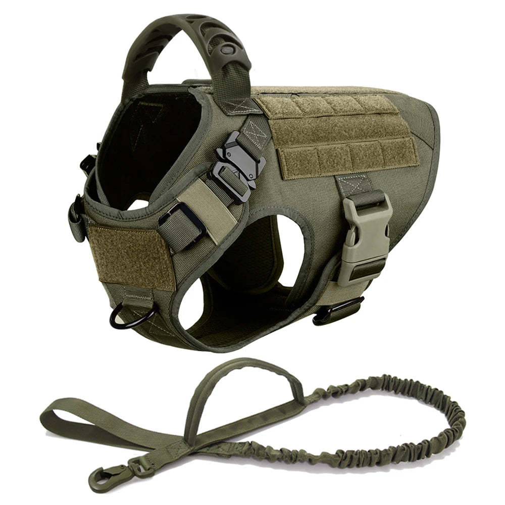 Large Dog Harness And Leash Set For German Shepherds
