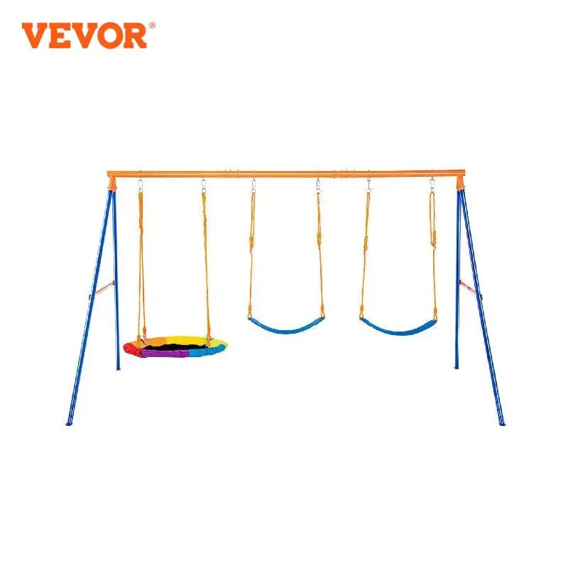 VEVOR Swing Sets for Backyard 600lbs Capacity Swingset