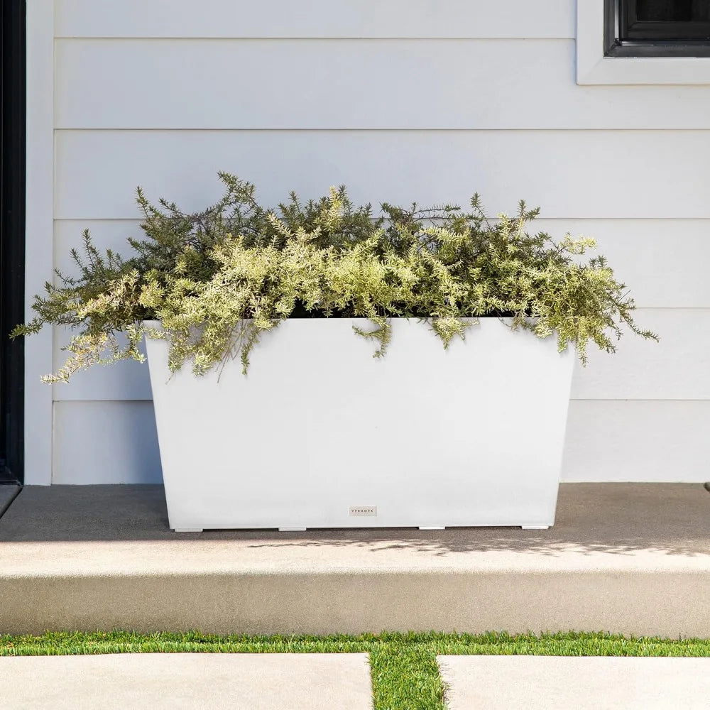 Veradek Midori Trough Rectangular Planter Indoor Outdoor