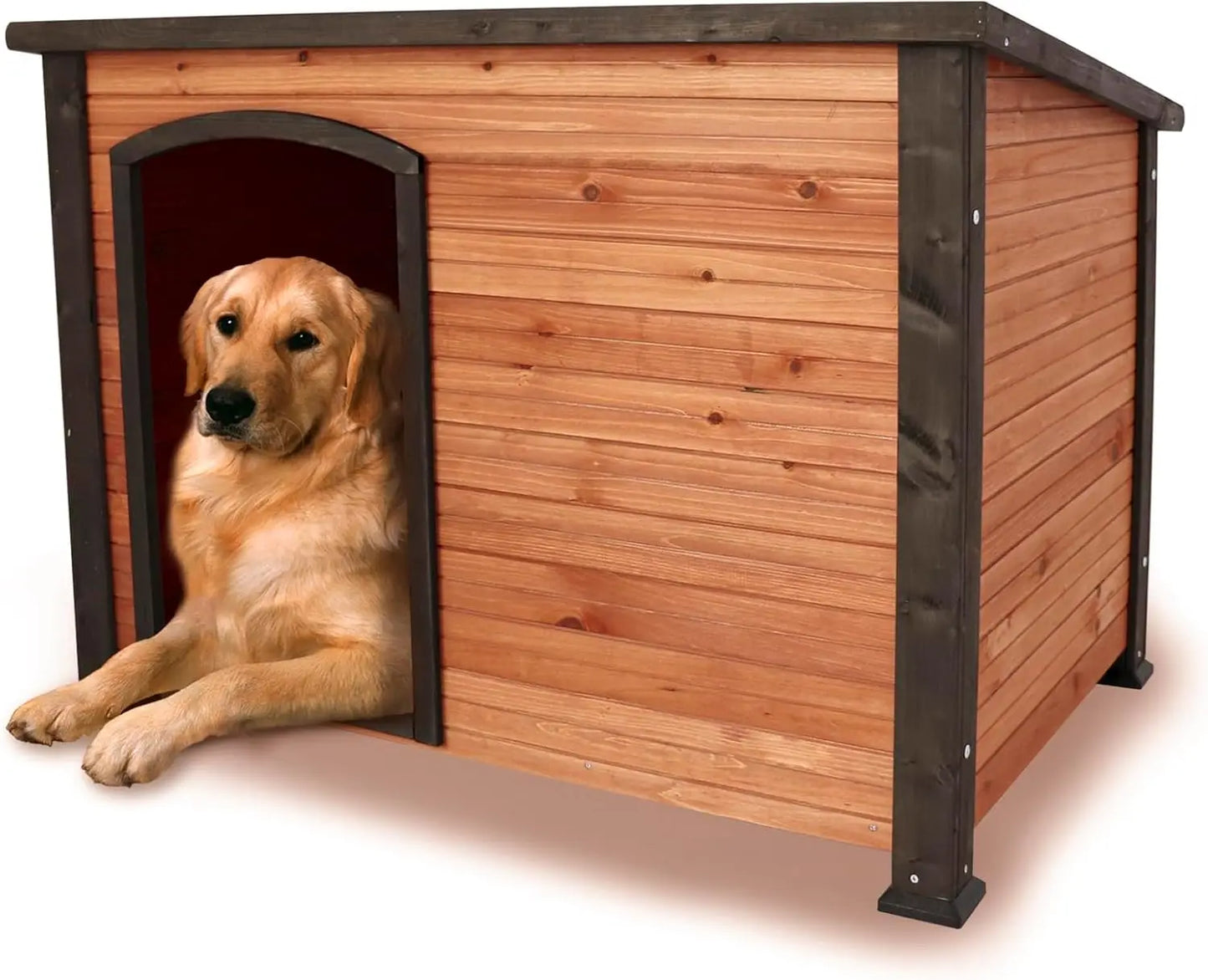 Extra Large Dog House Outdoor Weatherproof PVC Sloped Roof