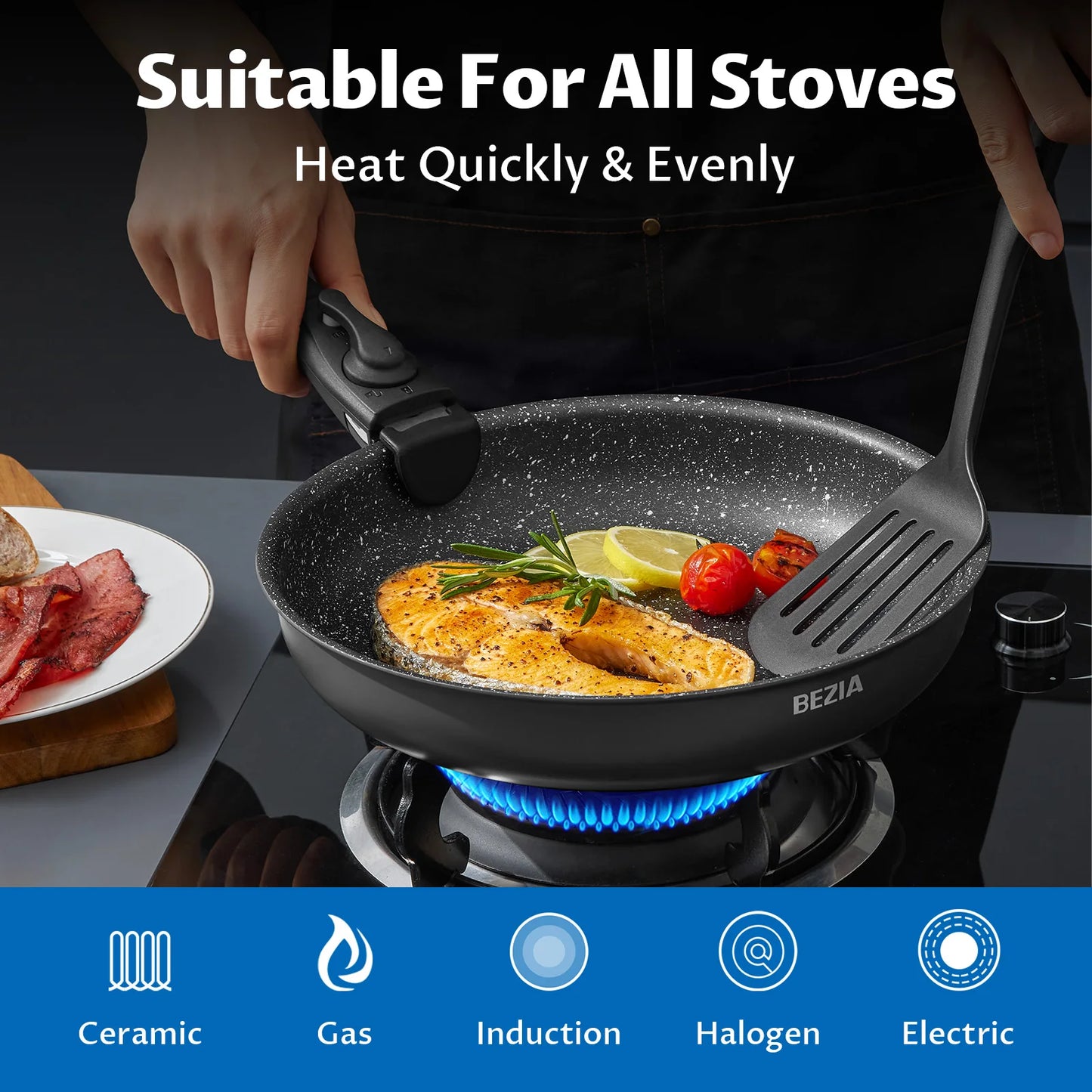 Induction Cookware Set 13 Pieces Nonstick Pots Pans