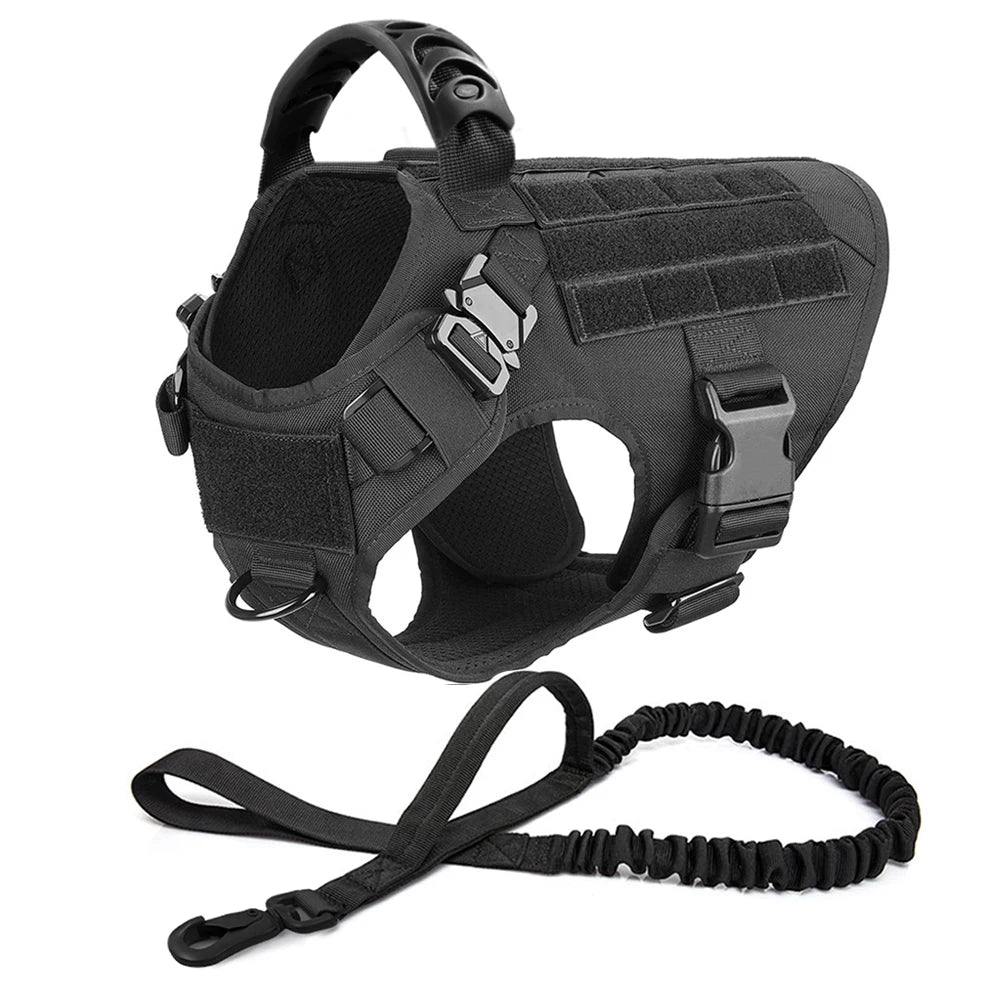 Large Dog Harness And Leash Set For German Shepherds
