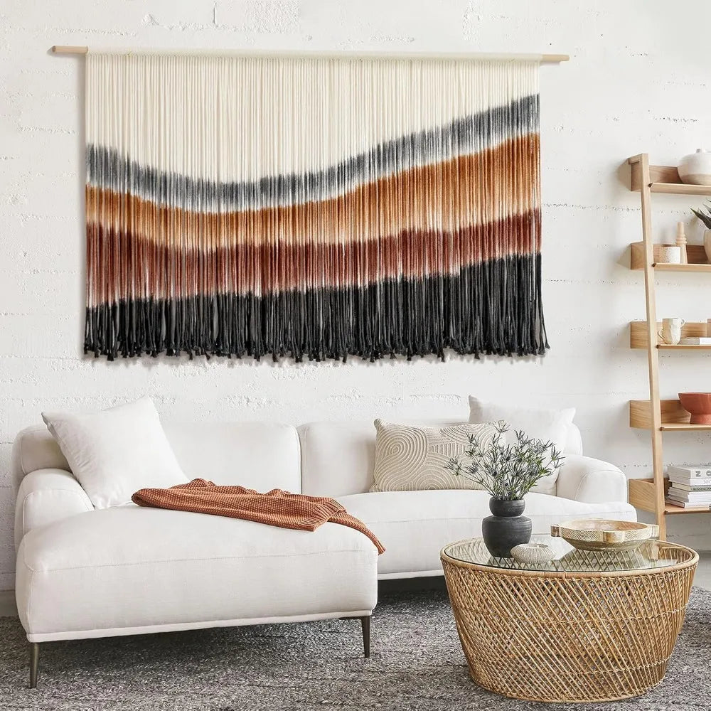 Hanging Wall Decor Large-Scale Tie-Dye Tapestry 57" Wx 35" L