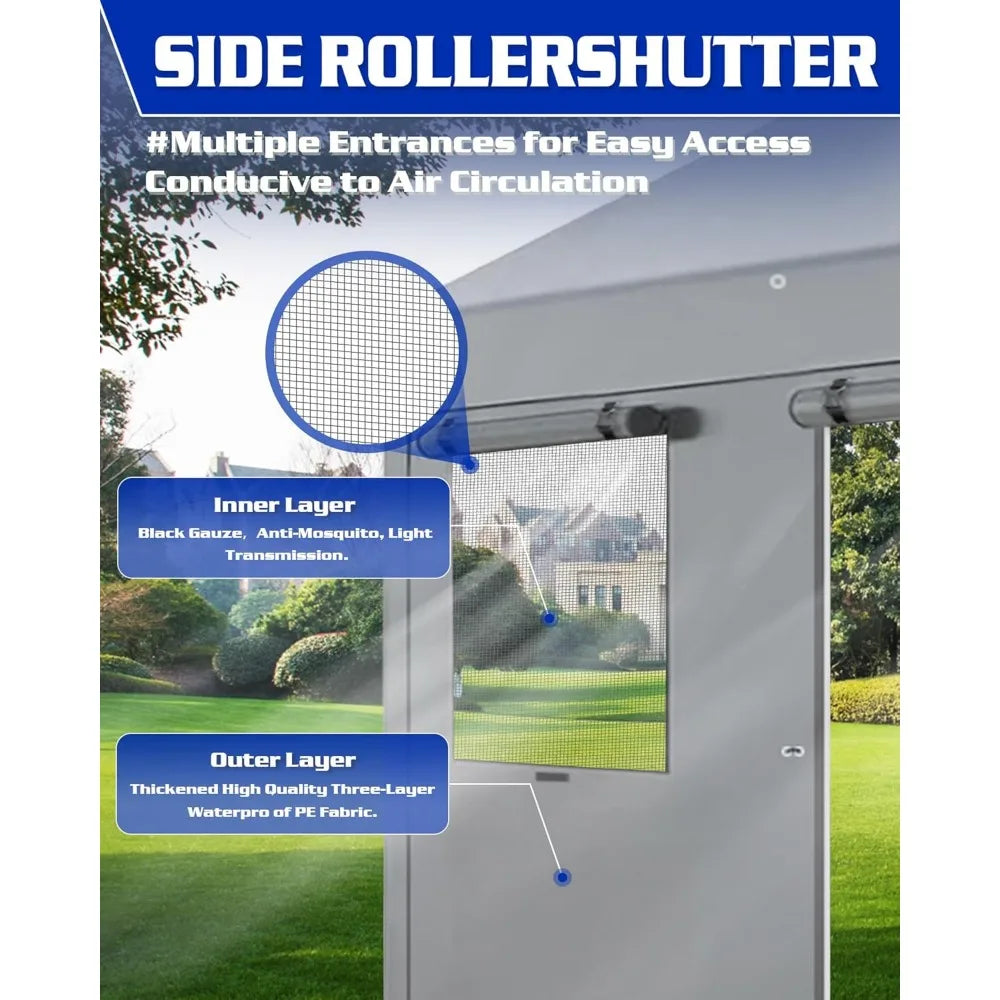 Heavy Duty 10x20 Carport Garage Shelter Pro All Weather
