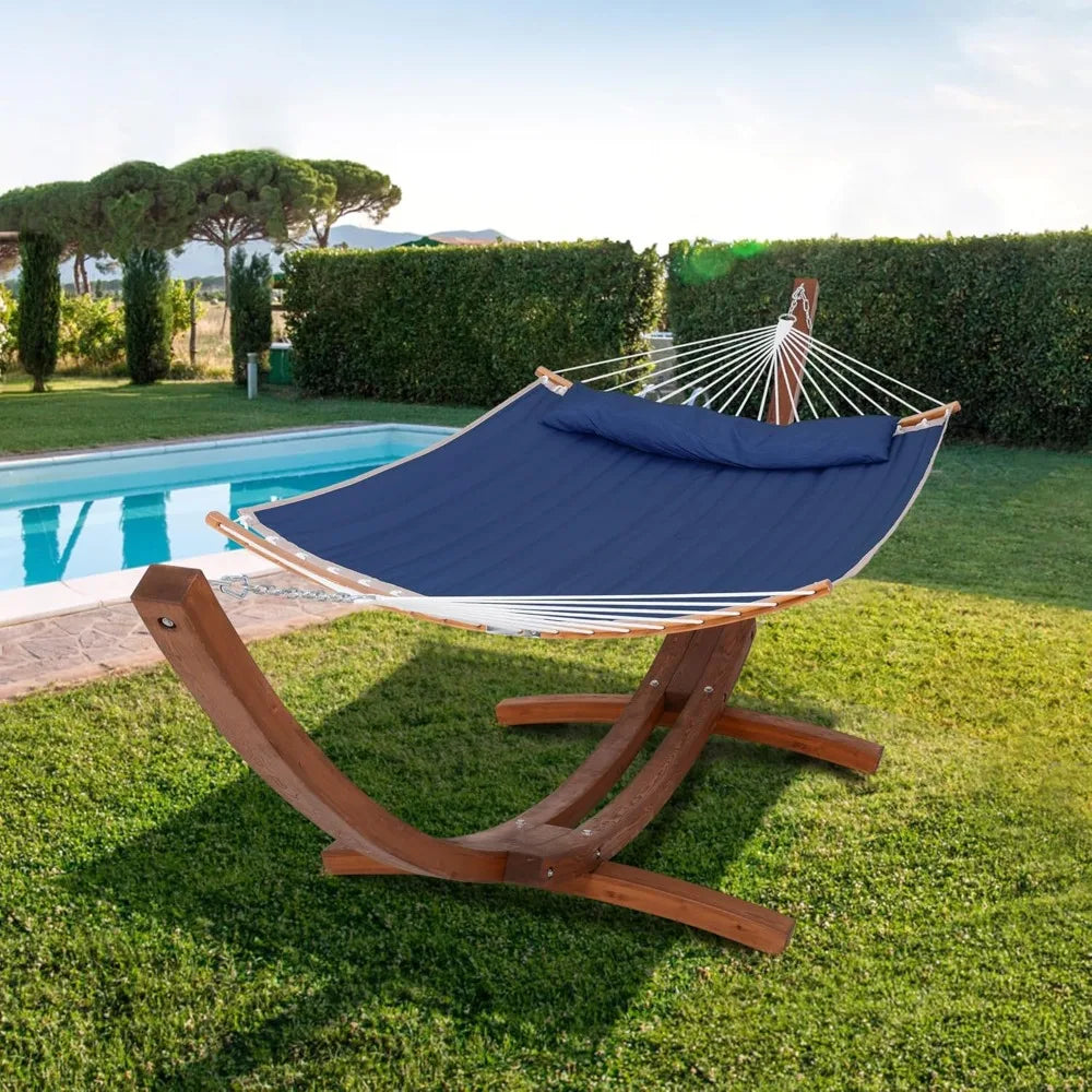 Hammocks Standing Backyard Hammock with Stand for 2 People