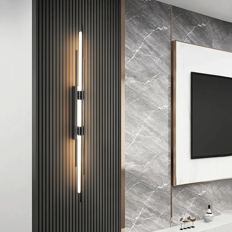 Modern LED Long Wall Lamp Bedroom Bedside Lamp LivingRoom DiningRoom Loft Wall Light Staircase Corridor Wall Sconces
