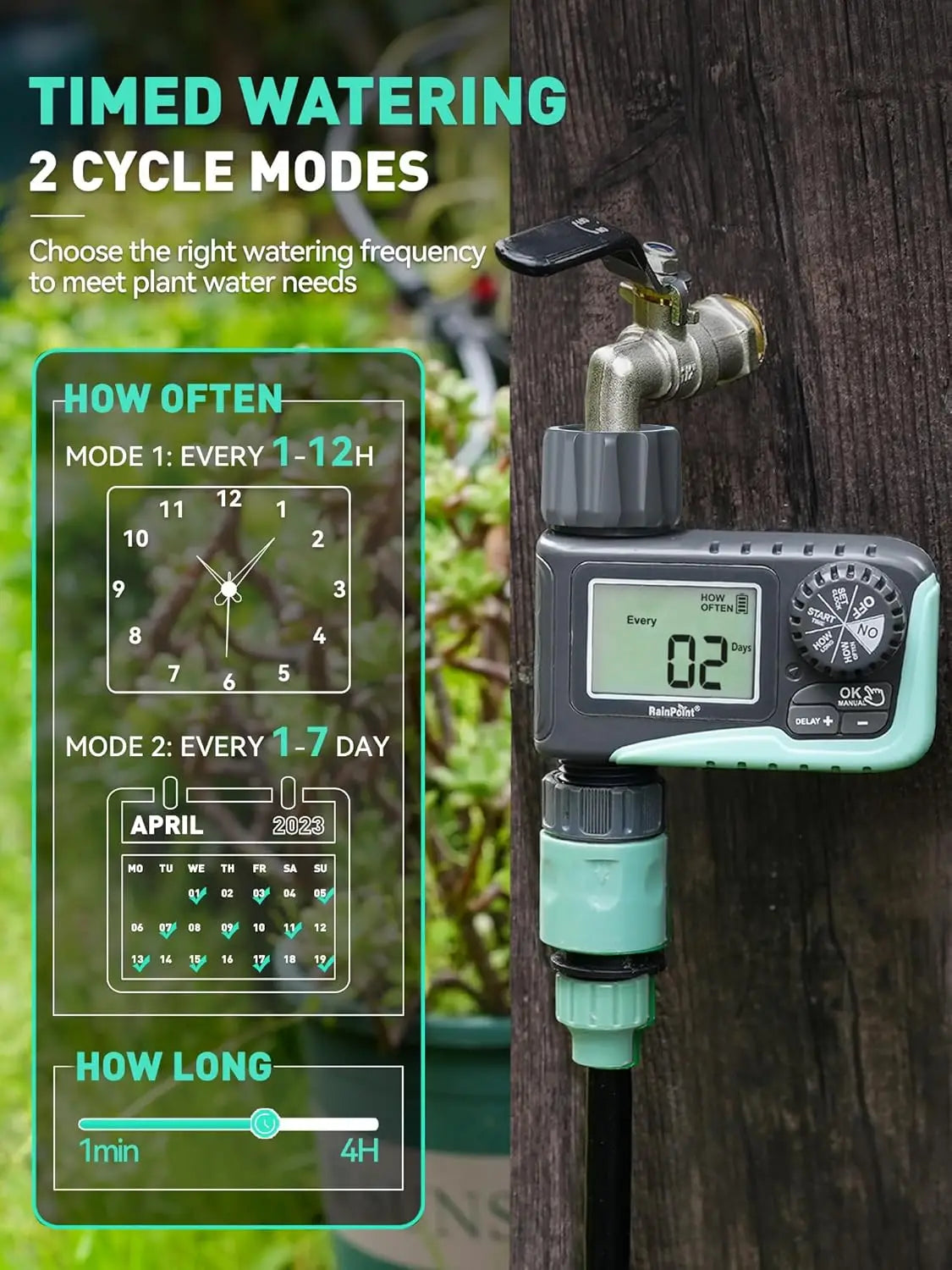 Sprinkler Timer, Programmable Water Timer for Garden Hose