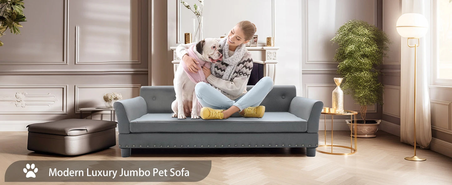 Rectangle Pet Bed For Medium And Large Dogs Elevated Sofa