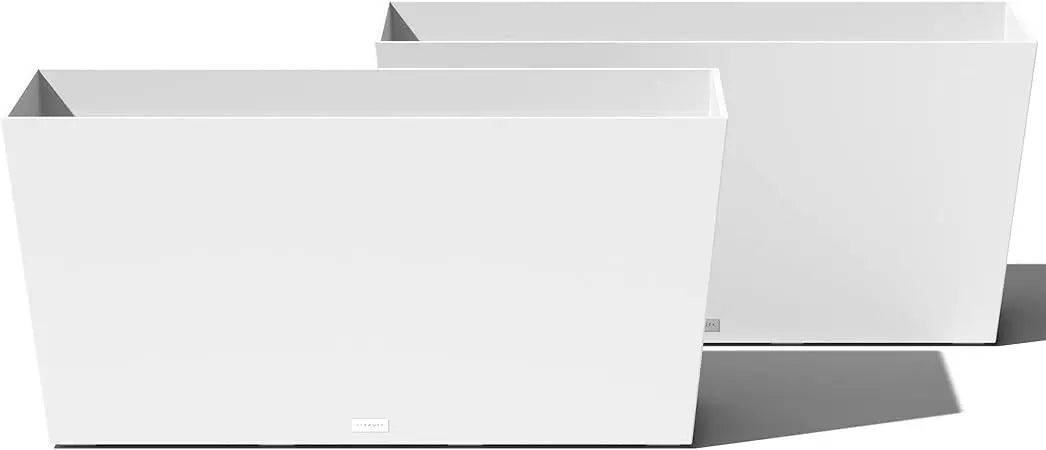 Veradek Midori Trough Rectangular Planter Indoor Outdoor