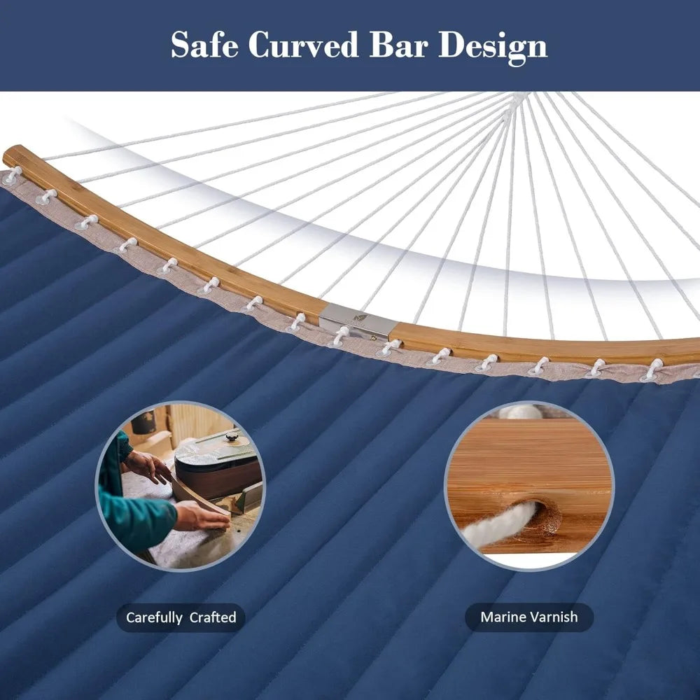 Hammocks Standing Backyard Hammock with Stand for 2 People