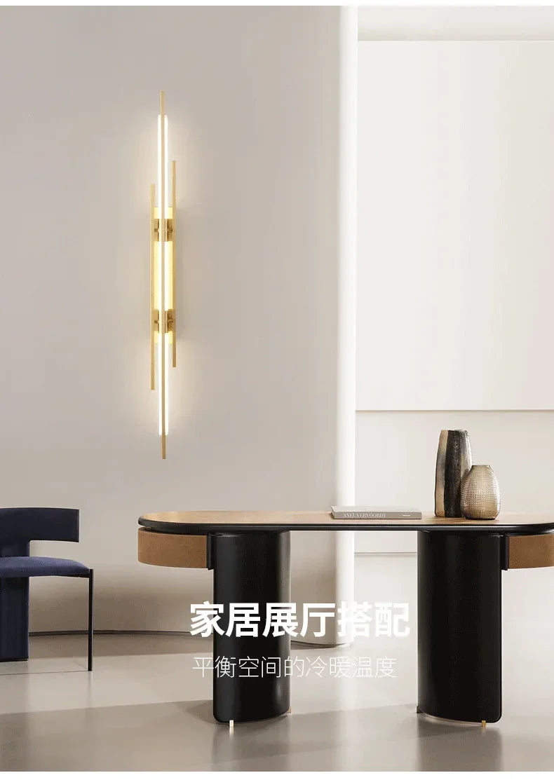 Modern LED Long Wall Lamp Bedroom Bedside Lamp LivingRoom DiningRoom Loft Wall Light Staircase Corridor Wall Sconces