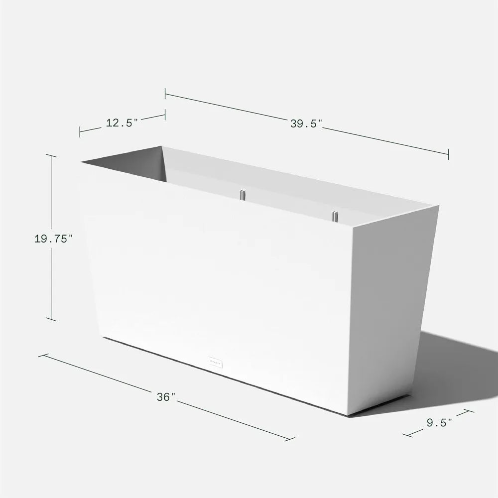 Veradek Midori Trough Rectangular Planter Indoor Outdoor
