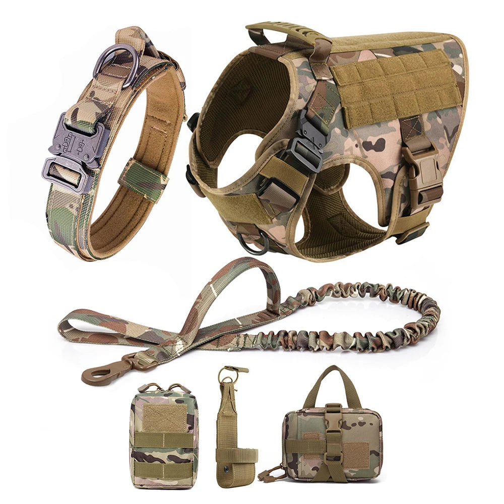 Large Dog Harness And Leash Set For German Shepherds
