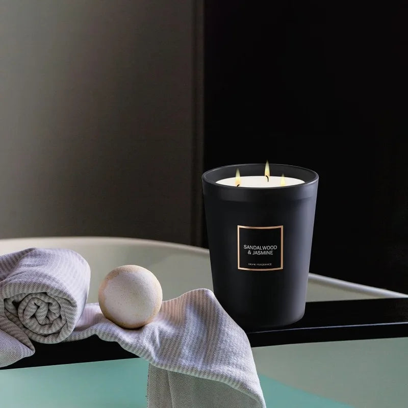 Scented Candles Large Jar 33.3 Oz Natural Soy 130 hrs