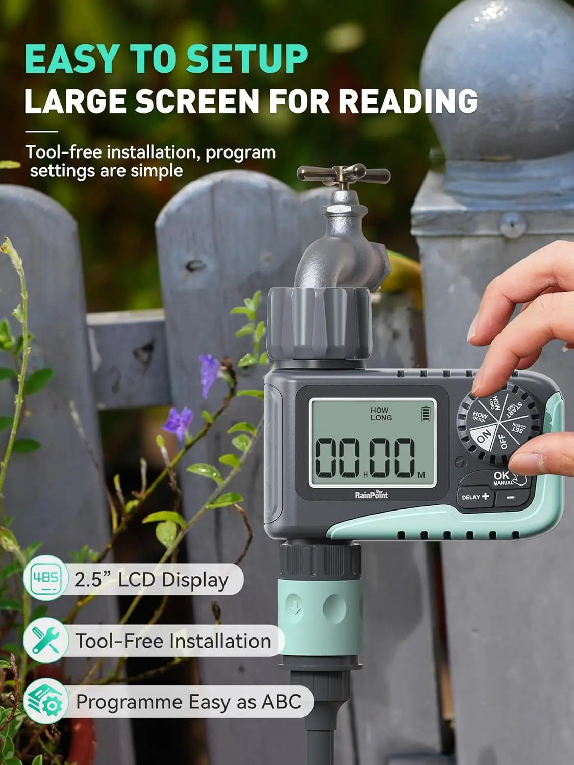 Sprinkler Timer, Programmable Water Timer for Garden Hose