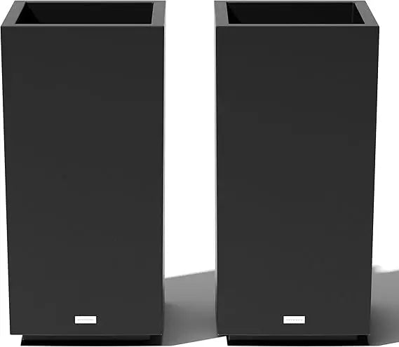 Veradek Block Series Pedestal Planter Tall All Weather