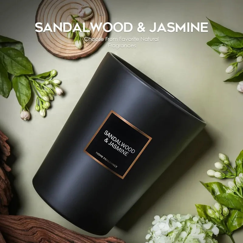 Scented Candles Large Jar 33.3 Oz Natural Soy 130 hrs