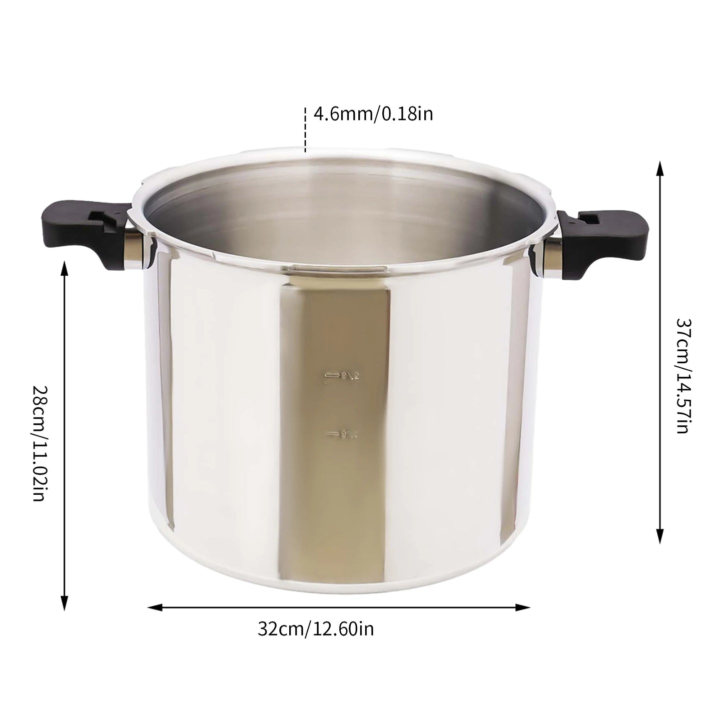 22L Explosion Proof Pressure Cooker For Gas Stoves 90Kpa