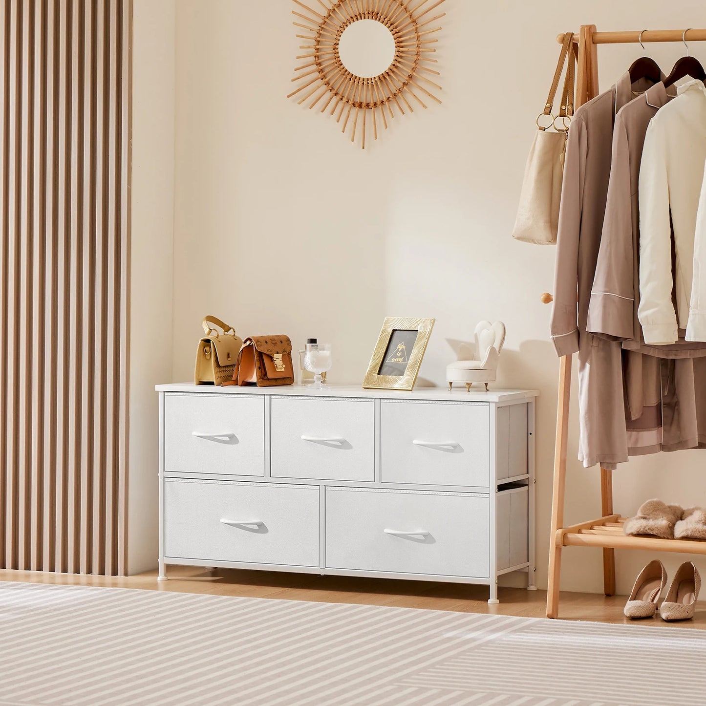 JHK Wardrobes For Bedroom With 5/7/10 Drawers Chest Closet