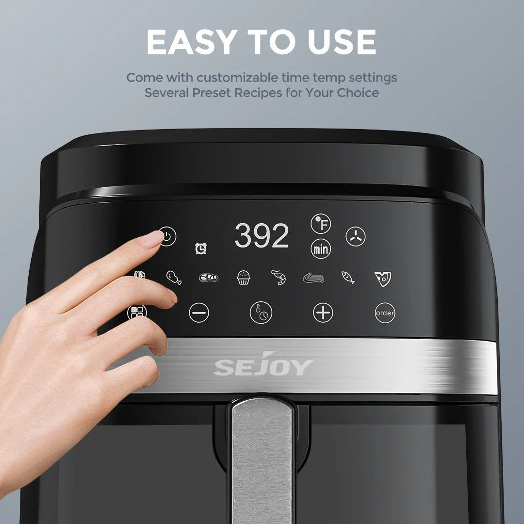 Air Fryer 8 In 1 6L Electric Oven Oilless Cooker Roast Bake