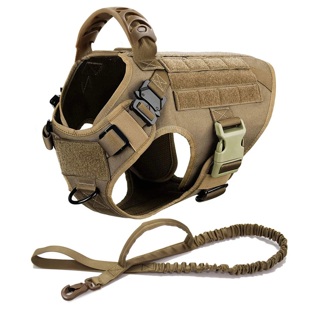 Large Dog Harness And Leash Set For German Shepherds