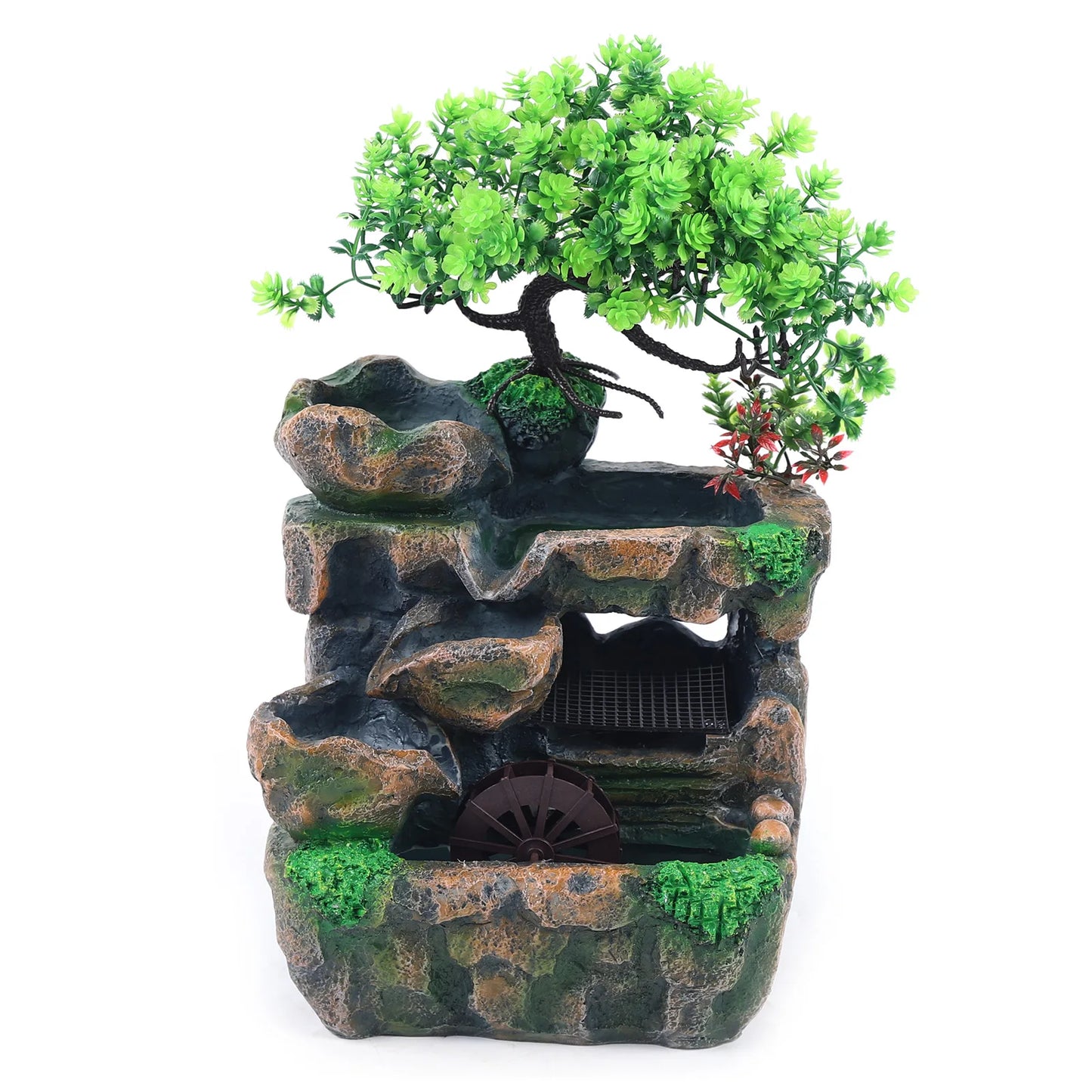 Indoor Room Fountain Waterfall Desktop Water Feature LED