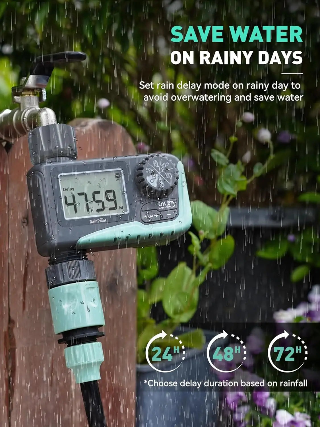 Sprinkler Timer, Programmable Water Timer for Garden Hose
