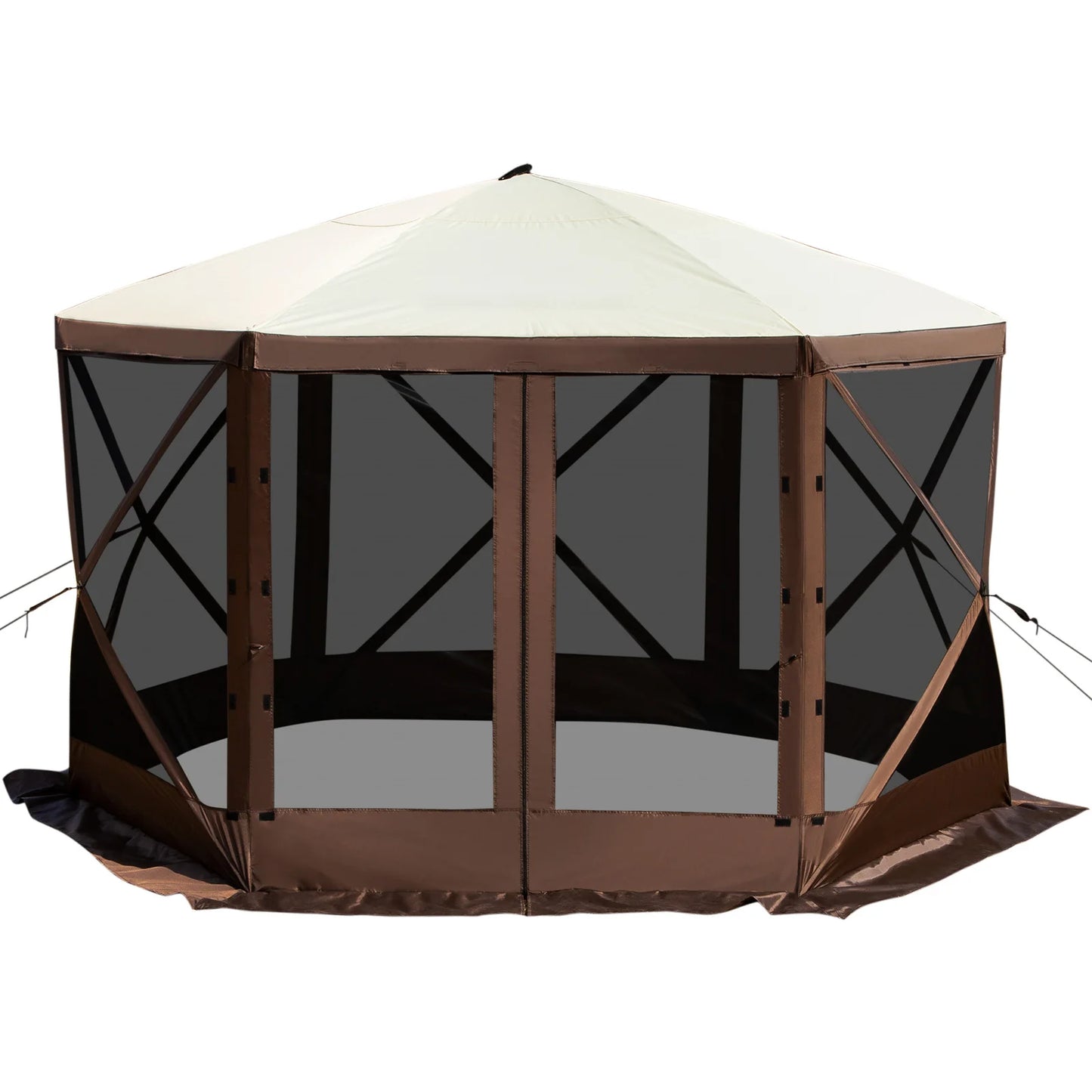 SucceBuy Pop Up Camping Gazebo 12x12 10x10 Sun Shade Tent