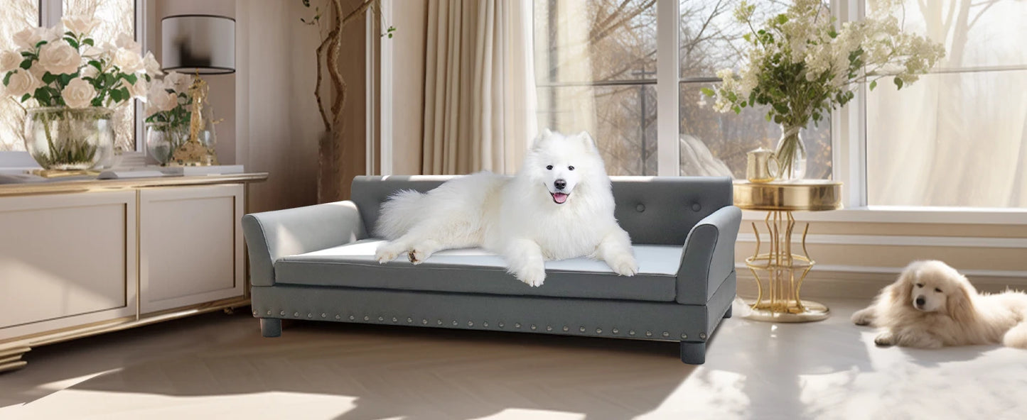 Rectangle Pet Bed For Medium And Large Dogs Elevated Sofa