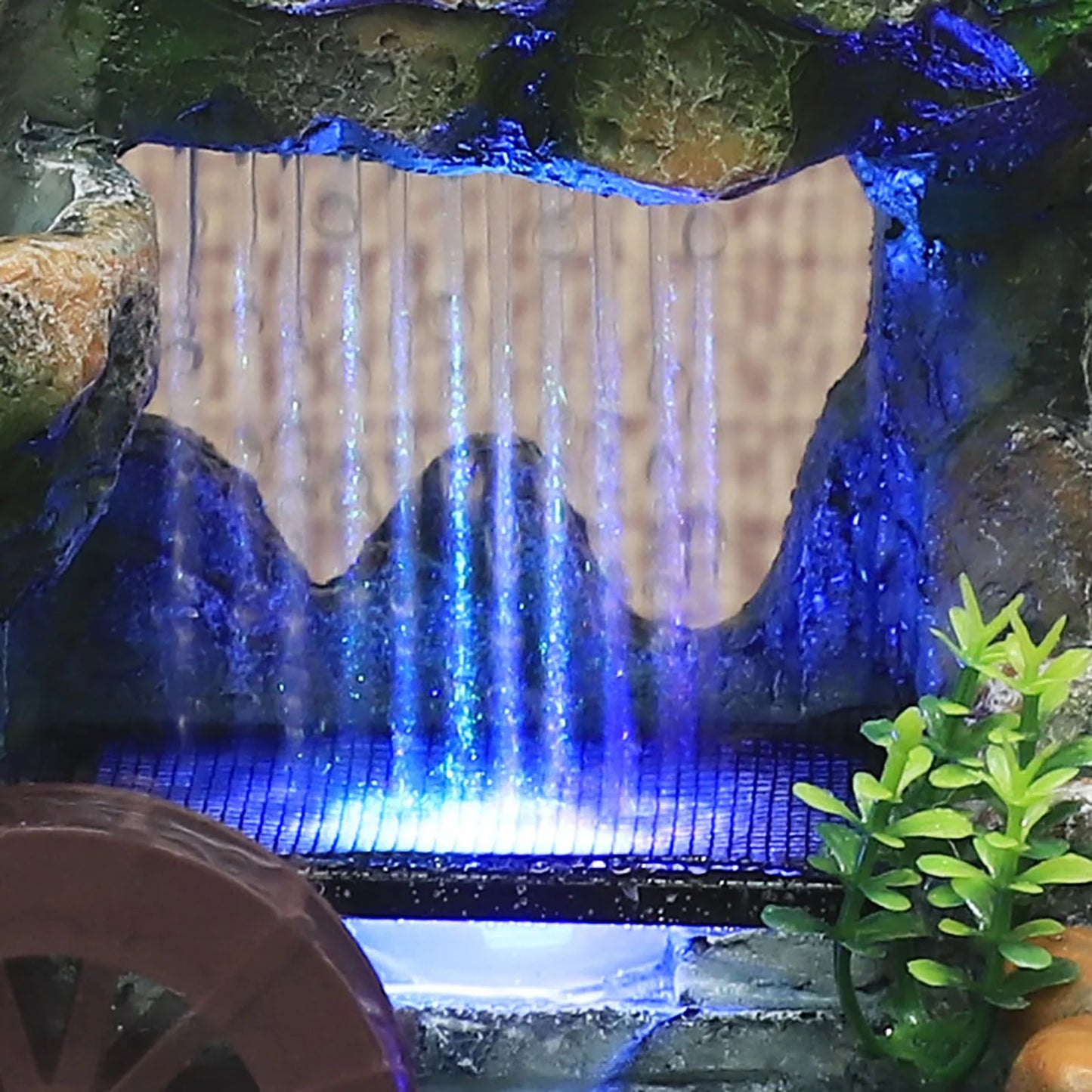 Indoor Room Fountain Waterfall Desktop Water Feature LED