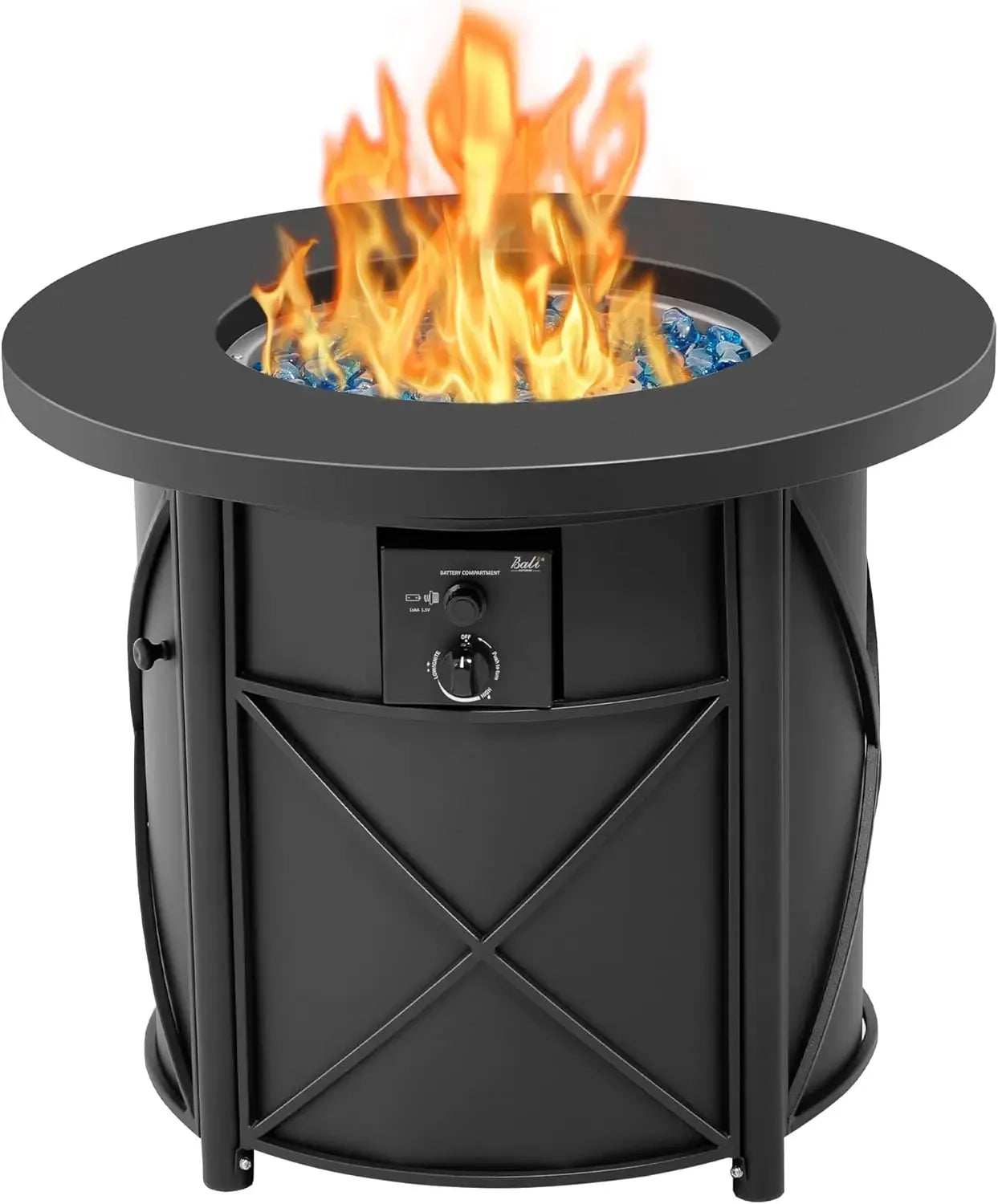 BALI OUTDOORS Propane Fire Pit Table 30 Inch 50,000 BTU