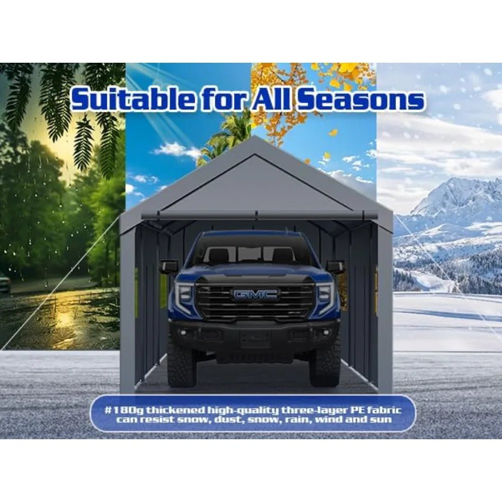 Heavy Duty 10x20 Carport Garage Shelter Pro All Weather
