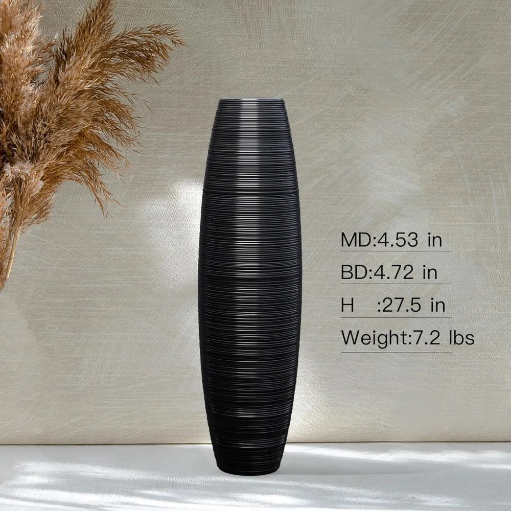 Sturdy Luxurious Tall Floor Vase for Tree Branches 27.5 Inches