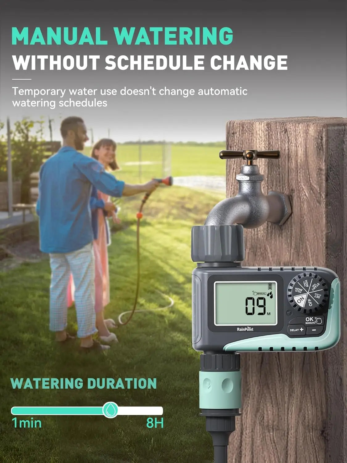 Sprinkler Timer, Programmable Water Timer for Garden Hose
