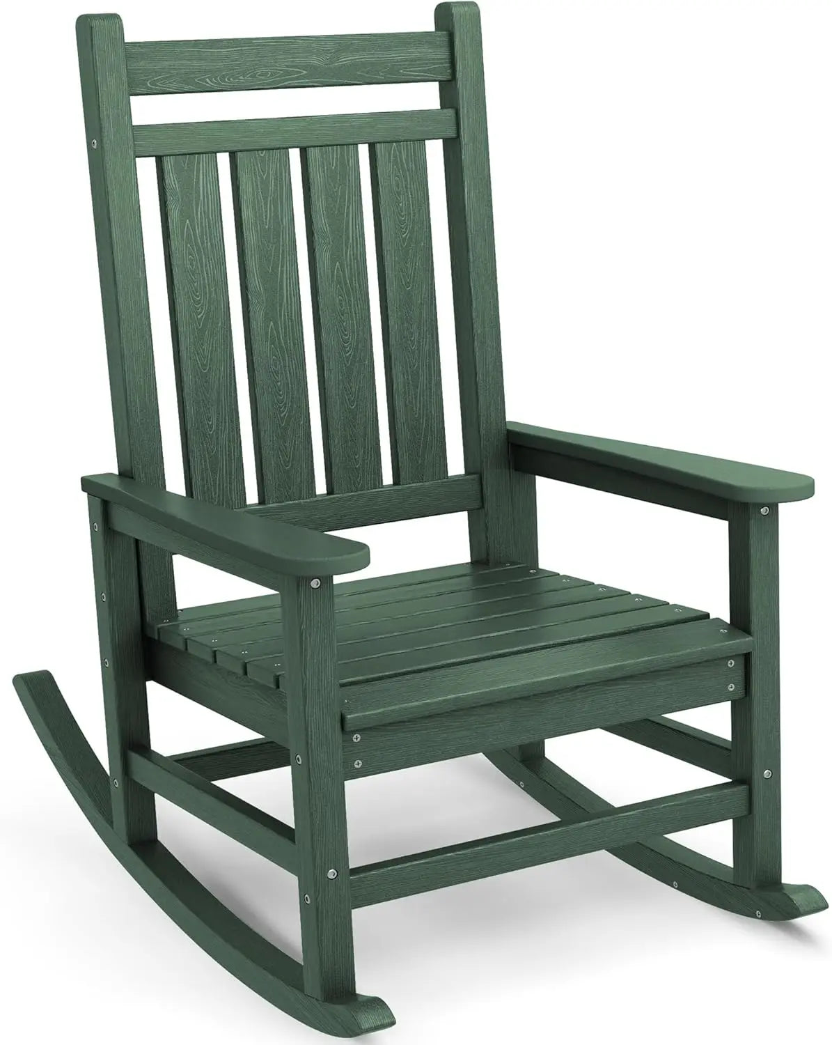 Outdoor HDPE Rocking Chair For Adults All Weather Porch