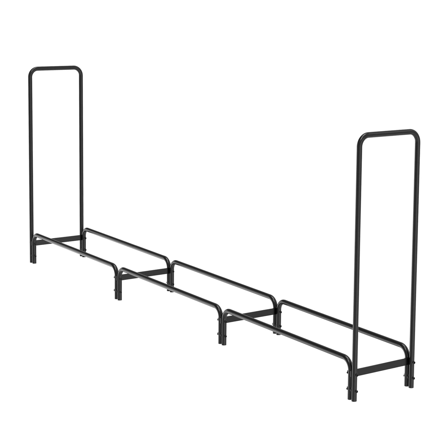 Outdoor Metal Log Rack For Fireplace Heavy Duty Storage