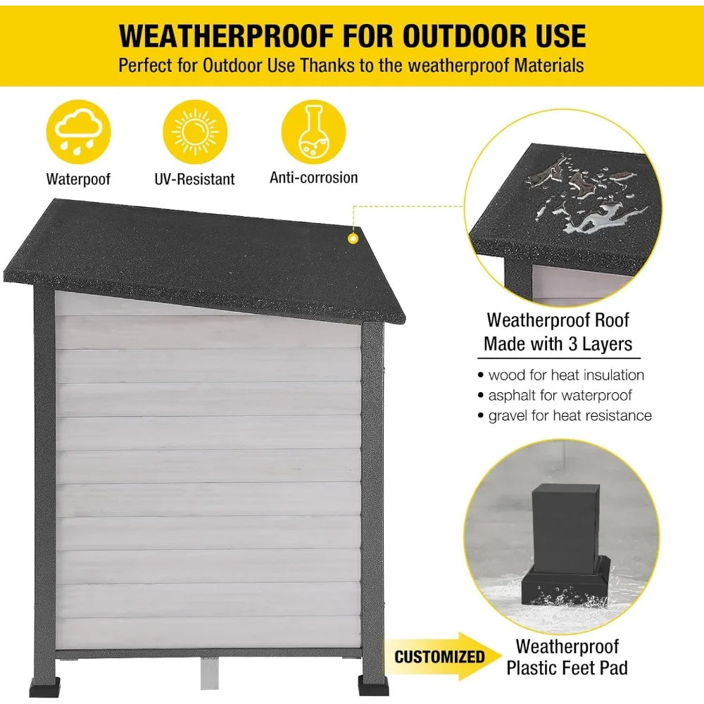 Large Dog House Outdoor Indoor Weatherproof Dog House