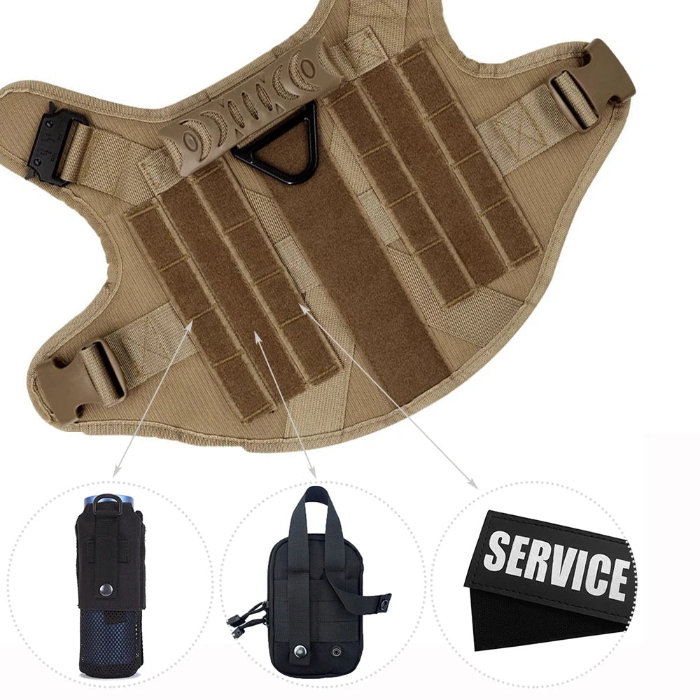 Large Dog Harness And Leash Set For German Shepherds