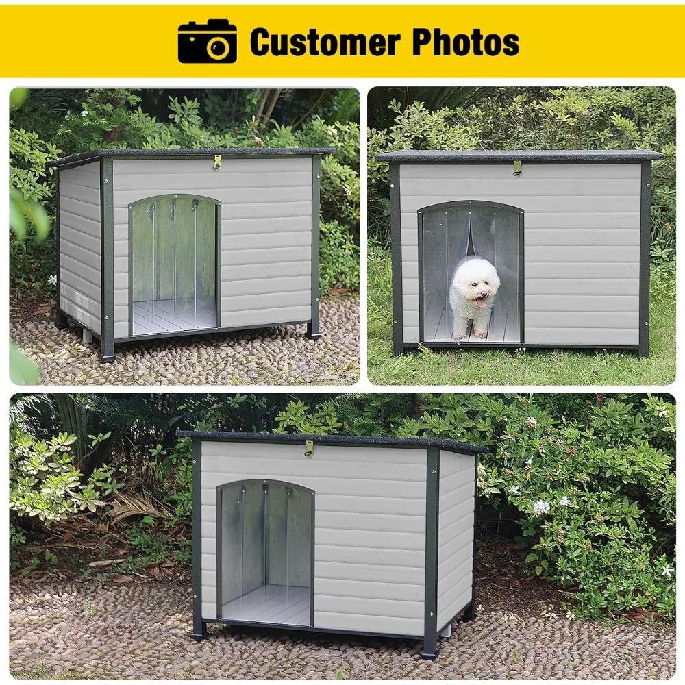 Large Dog House Outdoor Indoor Weatherproof Dog House