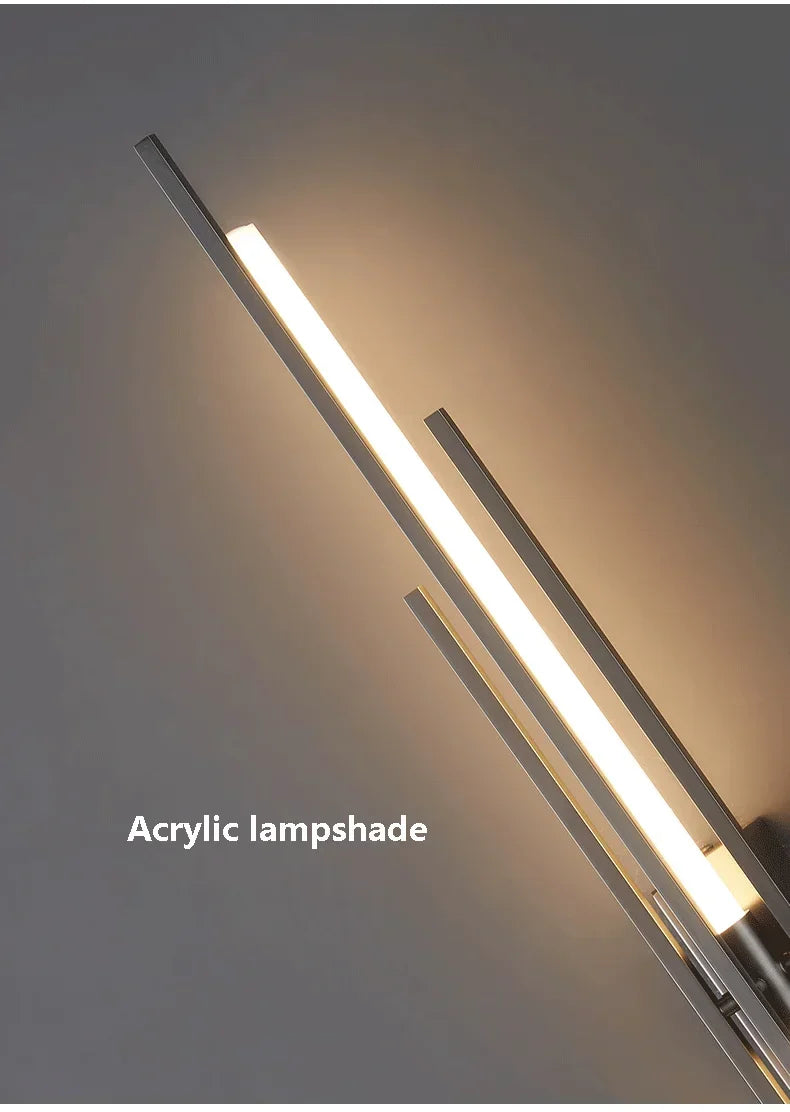 Modern LED Long Wall Lamp Bedroom Bedside Lamp LivingRoom DiningRoom Loft Wall Light Staircase Corridor Wall Sconces