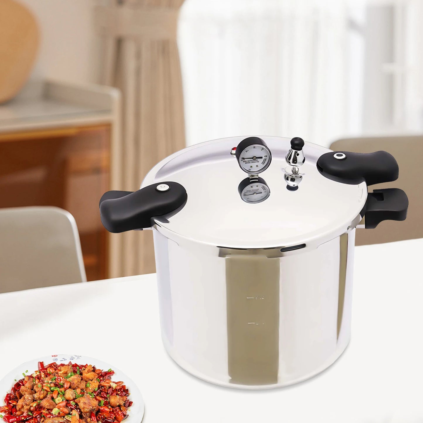 22L Explosion Proof Pressure Cooker For Gas Stoves 90Kpa