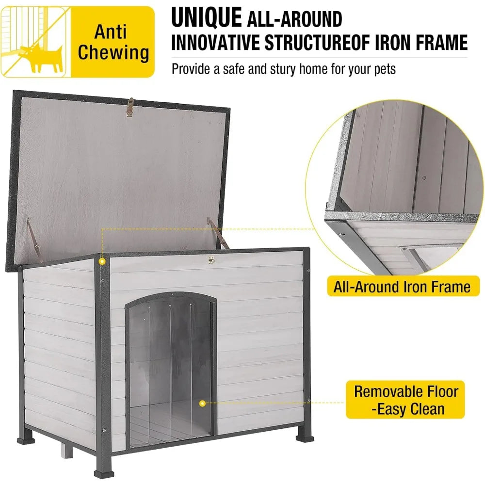 Large Dog House Outdoor Indoor Weatherproof Dog House