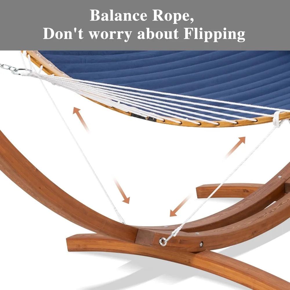 Hammocks Standing Backyard Hammock with Stand for 2 People
