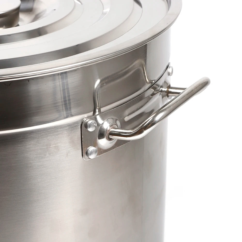 35L Thickened Stainless Steel Multipurpose Stock Pot Lid