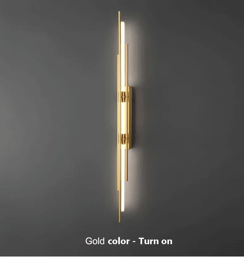 Modern LED Long Wall Lamp Bedroom Bedside Lamp LivingRoom DiningRoom Loft Wall Light Staircase Corridor Wall Sconces