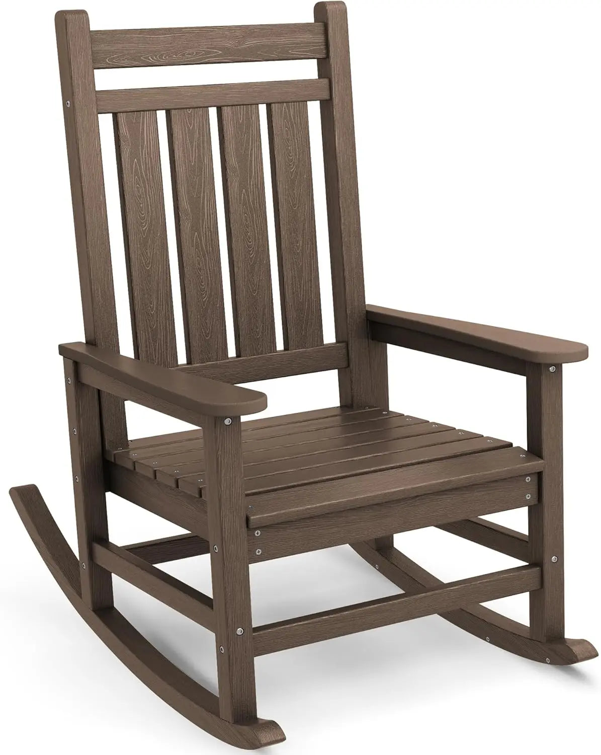 Outdoor HDPE Rocking Chair For Adults All Weather Porch