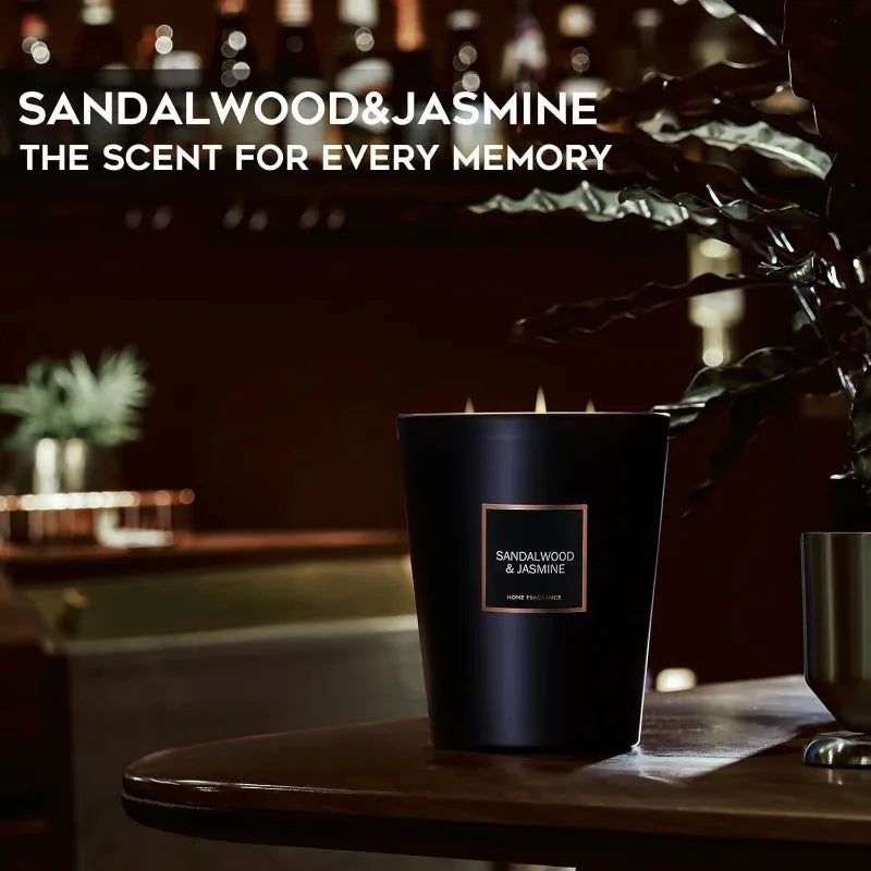Scented Candles Large Jar 33.3 Oz Natural Soy 130 hrs
