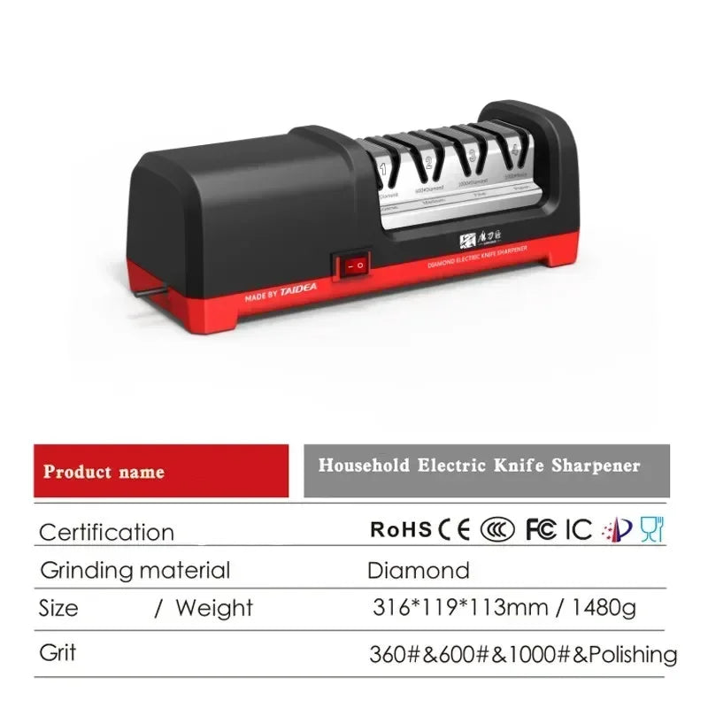 TAIDEA TG2102 Electric Knife Sharpener EU Plug 18W