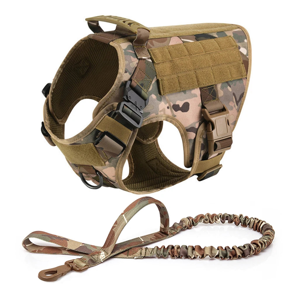 Large Dog Harness And Leash Set For German Shepherds